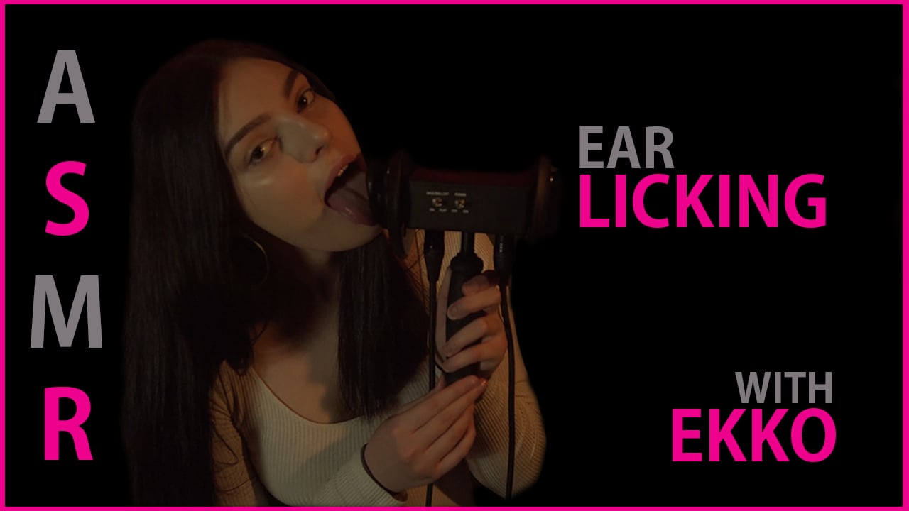 Ekko S First Stimulating Ear Licking Video The Asmr Collection The Asmr Collection